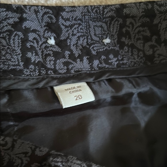 Coldwater Creek Women’s Black Patterned Pants - Size 20 - New - No Tags - Picture 8 of 11